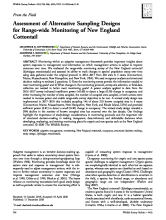 Assessment of Alternative Sampling Designs for Range-wide Monitoring of New England Cottontail