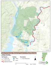 Buckner Preserve hiking map