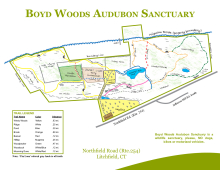 Boyd Woods Sanctuary Trail Map