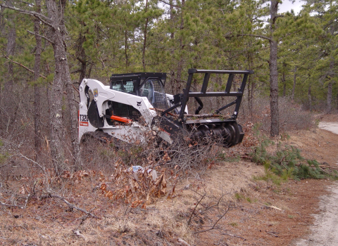 machine for creating early successional habitat
